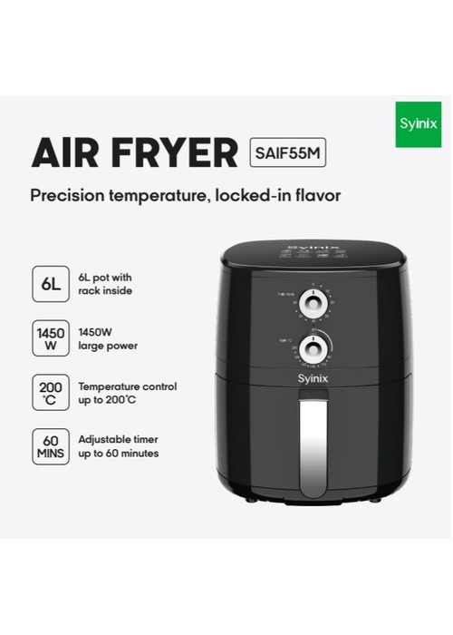 SYINIX AIR FRYER (SAIF55M)