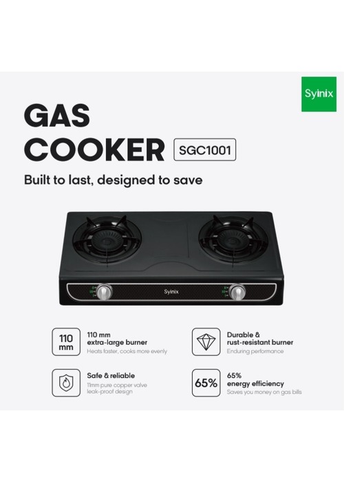 SYINIX TABLE TOP GAS COOKER  (SGC1001)