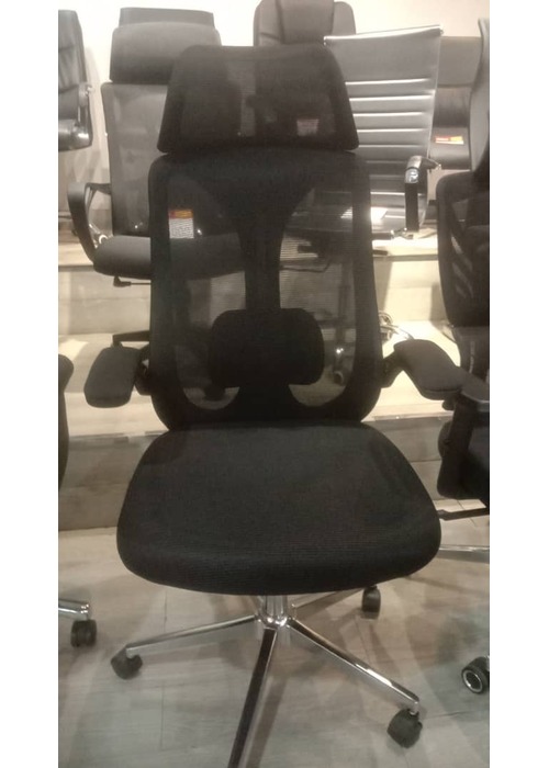 MESH OFFICE SWIVEL CHAIR WITH HEADREST